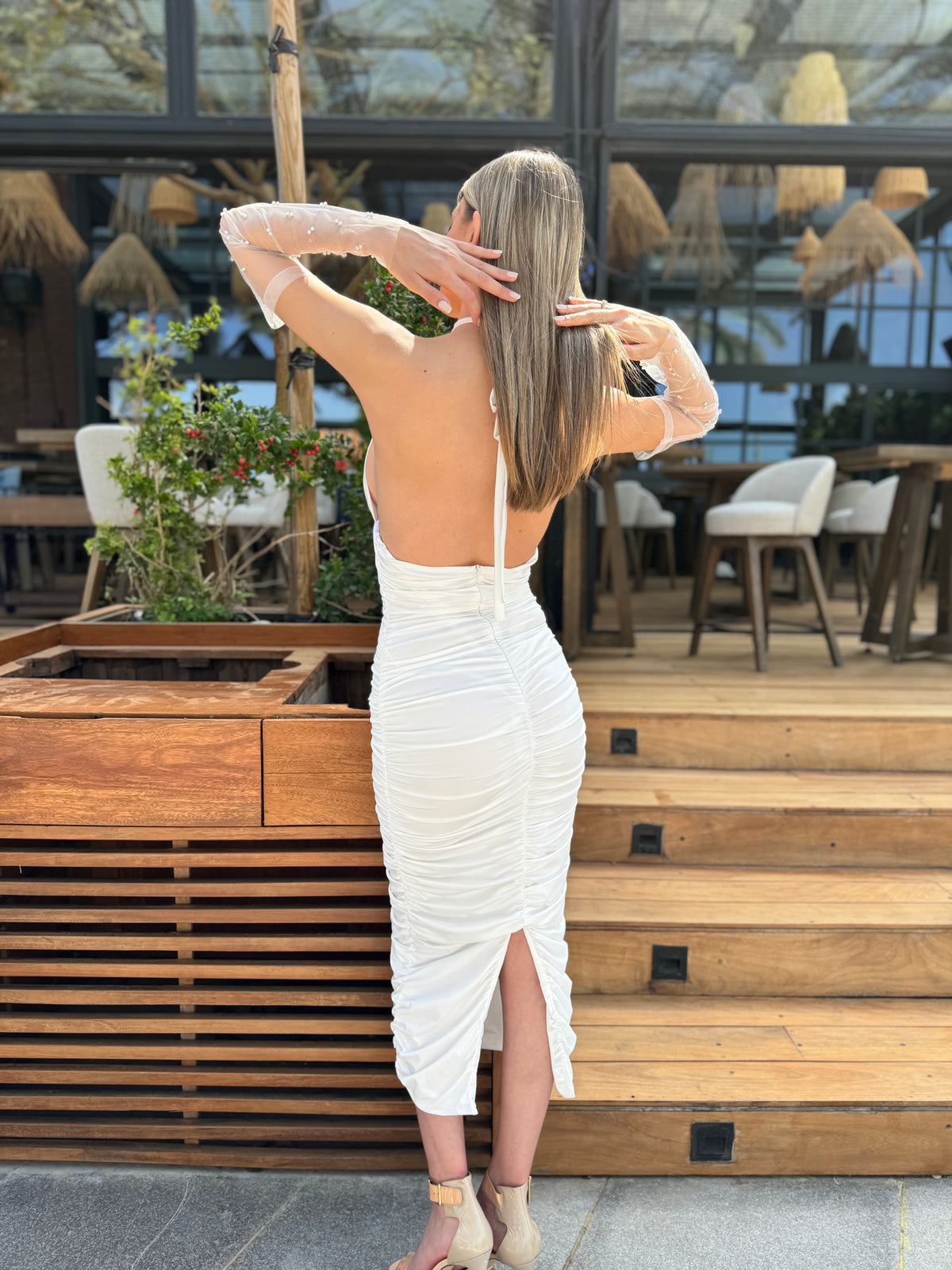 White Blossom Dress