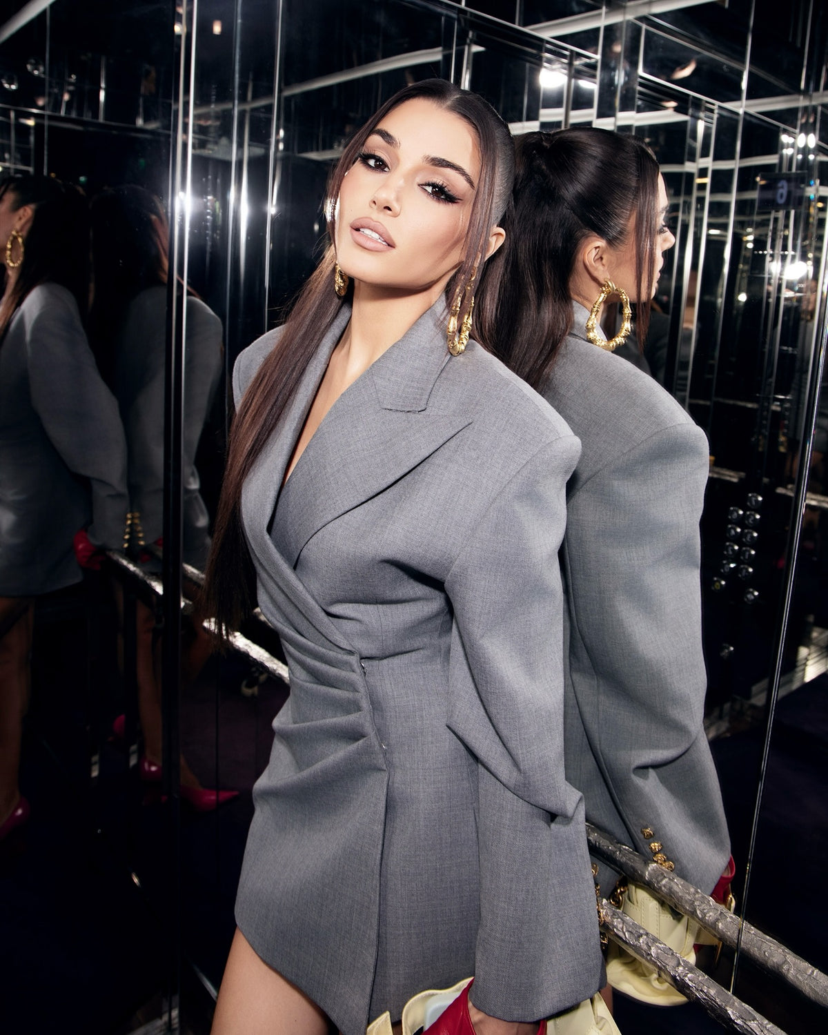 Tailored Wrap Blazer Dress