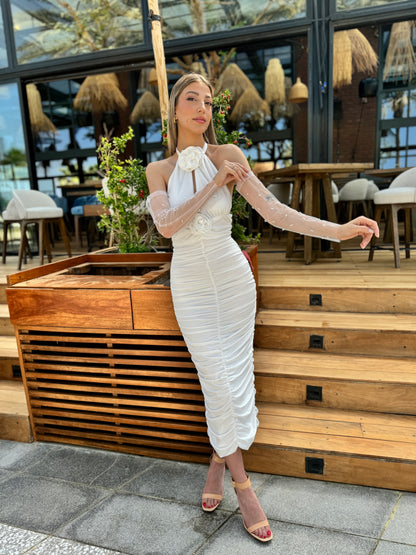 White Blossom Dress