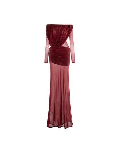 Vesper Draped Gown