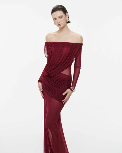 Vesper Draped Gown